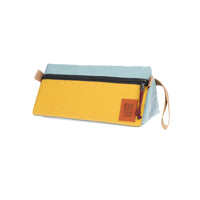 Topo Designs Dopp Kit toiletry travel bag in 100% recycled nylon "Sage / Mustard - Recycled"