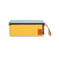 Topo Designs Dopp Kit toiletry travel bag in 100% recycled nylon "Sage / Mustard - Recycled"