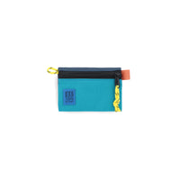 Topo Designs Accessory Bag in "Micro" "Tile Blue / Pond Blue - Recycled" nylon.