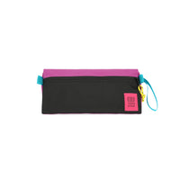 Topo Designs Dopp Kit toiletry travel bag in recycled "Black / Grape - Recycled" purple nylon.